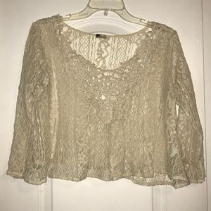 Hollister lace top!